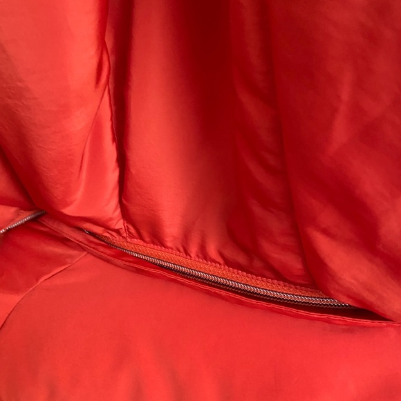 CALVIN KLEIN WINTER PUFFER JACKET | Size Med. | Rust Orange | winter coat | fur - Picture 7 of 8